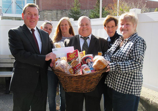 bank of canton food pantry donation